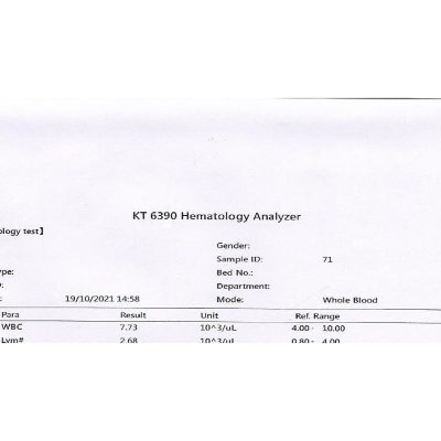 Genrui KT6390 3-Part Hematology Analyzer